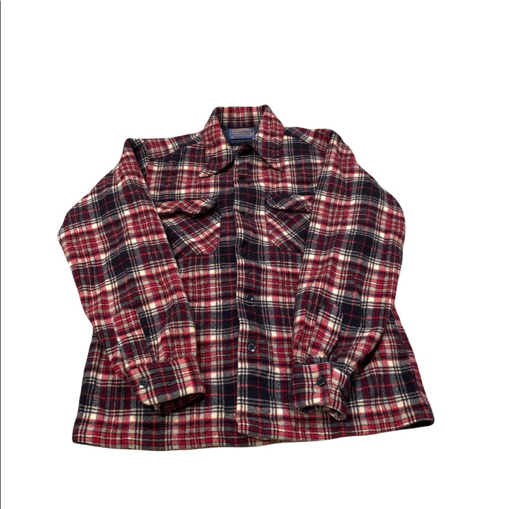Pendleton Men’s Red Wool Flannel Longsleeve Medium